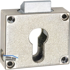 JUNIE 7449 Zylinder-Fallen-Kastenschloss Dornma� 25 mm, Messing vernickelt