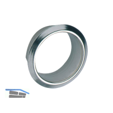 HEKNA Zylinderrosette � 16,5 mm, Messing vernickelt
