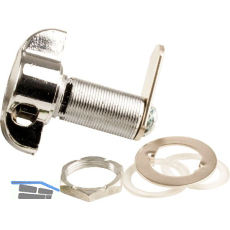 SISO Spindschloss 300 links, zur Sperre mittels Vorhangschloss, Zamak verchromt