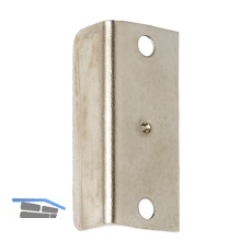 HEKNA Winkelschlie�blech 40x17x12 mm, Stahl vernickelt