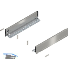 BLUM LEGRABOX pure SET H�he M, BLUMOTION S, 40kg, NL 600, INOX