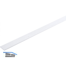 Schlagleiste flach 30 mm, L 2500 mm, Kunststoff wei�