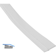 REHAU Schlagleiste mit weicher Lippe,selbstklebend L 2500 mm,Kunststoff transp.