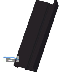REHAU Schlagleiste mit verdecktem Schraubkanal L 2300 mm, Kunststoff schwarz