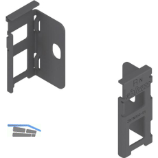 BLUM LEGRABOX Holzr�ckwandhalter H�he N, Oriongrau-matt