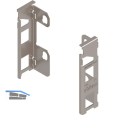 BLUM LEGRABOX Holzr�ckwandhalter H�he M, vernickelt