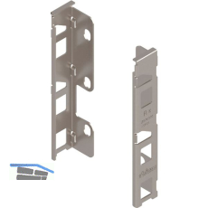 BLUM LEGRABOX Holzr�ckwandhalter H�he K, vernickelt