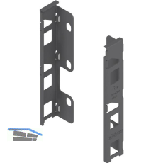 BLUM LEGRABOX Holzr�ckwandhalter H�he K, Oriongrau-matt