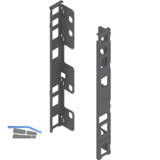 BLUM LEGRABOX Holzr�ckwandhalter H�he C, Oriongrau-matt