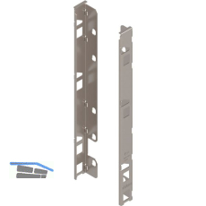 BLUM LEGRABOX Holzr�ckwandhalter H�he F, vernickelt