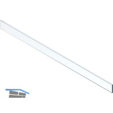 BLUM LEGRABOX Einschubelement-Vorne, H=70, KB=1200 (18/19), Glas klar