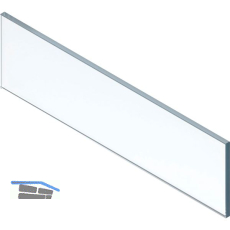 BLUM LEGRABOX Einschubelement-Vorne, H=138, KB=600 (18/19), Glas klar