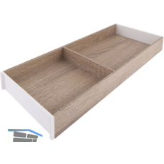 BLUM AMBIA-LINE Schubkastenrahmen breit, NL550mm, B200mm, Bardolino Eiche