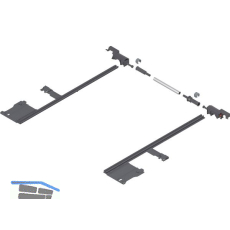 BLUM MOVENTO Seitenstabilisierungs-Set bis Nennl�nge 400 mm; ZS7M400MU