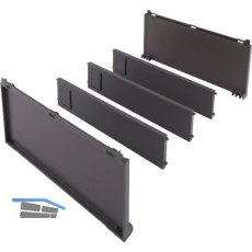 BLUM AMBIA-LINE Flaschenset, B200mm, Kunststoff Oriongrau matt