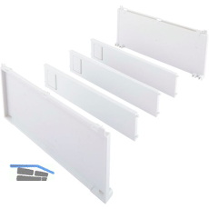 BLUM AMBIA-LINE Flaschenset, B200mm, Kunststoff Seidenwei� matt