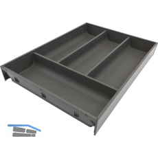 BLUM AMBIA-LINE Besteckeinsatz NL450mm,B300mm, Stahl Oriongrau