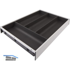 BLUM AMBIA-LINE Besteckeinsatz NL450mm,B300mm, Stahl SW/OG