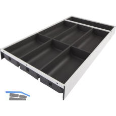 BLUM AMBIA-LINE Besteckeinsatz NL600mm,B300mm, Stahl SW/OG