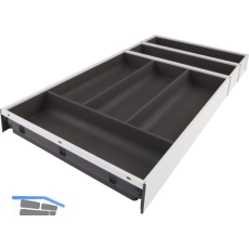 BLUM AMBIA-LINE Besteckeinsatz NL650mm,B300mm, Stahl SW/OG