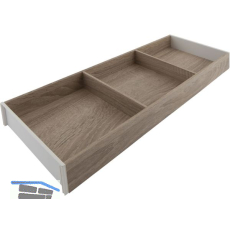 BLUM AMBIA-LINE Schubkastenrahmen breit, NL650mm, B200mm, Bardolino Eiche