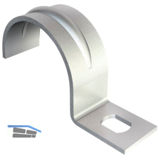 Befestigungsschelle 604 Leicht, Stahl verzinkt f�r Kabel � 5 mm