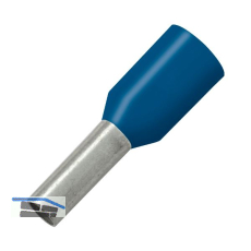 Aderendh�lse 0,75x8/14 mit Kragen blau