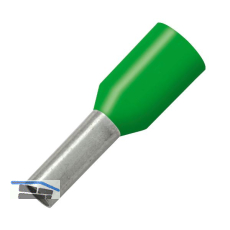 Aderendh�lse 16x12/24 mit Kragen gr�n