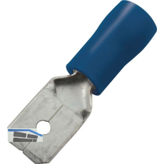 Flachstecker 6,3x0,8 Querschnitt 1 - 2,5 mm� isoliert blau