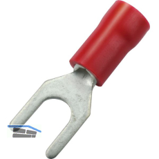 Gabelkabelschuh M3 Querschnitt 0,5 - 1,5 mm� isoliert rot