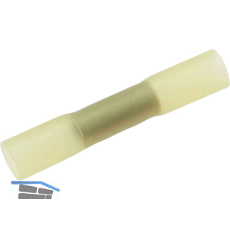 Sto�verbinder 6mm� schrumpfisoliert gelb