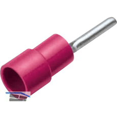 Stiftkabelschuh 1mm� isoliert rot