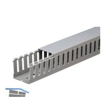 Kabelkanal T1 geschlitzt 60 x 40, L�nge 2000mm grau