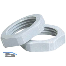 Gegenmutter M20x1,5 RAL 7035 lichtgrau, SW27