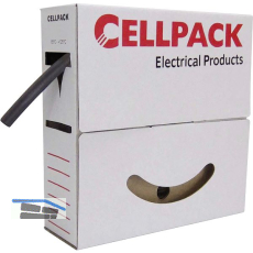 Schrumpfschlauch d�nnwandig 4,8 - 2,4 gelb/gr�n, 10 Meter