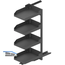 PEKA Pleno Maxi Standard Set 450-1300 links Anthrazit