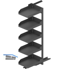 PEKA Pleno Maxi Standard Set 450-1600 links Anthrazit