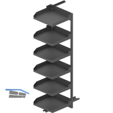 PEKA Pleno Maxi Standard Set 600-1900 links Anthrazit