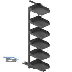 PEKA Pleno Maxi Standard Set 450-1900 rechts Anthrazit