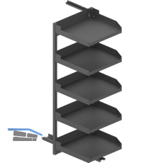 PEKA Pleno Maxi Standard Set 600-1600 rechts Anthrazit