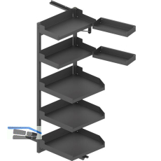 PEKA Pleno Maxi Plus Set 600-1600 rechts Anthrazit