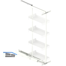 PEKA Hochschrank Standard Set KB 300 mm 900 - 1300 mm Wei�