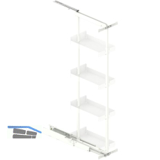 PEKA Hochschrank Standard Set KB 300 mm 1200 - 1600 mm Wei�