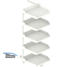 PEKA Pleno Maxi Standard Set 600-1600 rechts Wei�