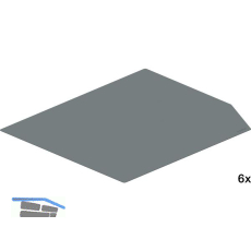 PEKA Antirutschmatten-Set Silikon 600-1900 Pleno Maxi Walnussgrau