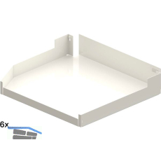 PEKA Einh�ngetablar-Set Liro 600-1900 links Pleno Maxi Standard Wei�