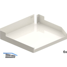 PEKA Einh�ngetablar-Set Liro 600-1900 rechts Pleno Maxi Standard Wei�