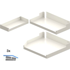 PEKA Einh�ngetablar-Sets Liro 600-1900 links Pleno Maxi Plus Wei�