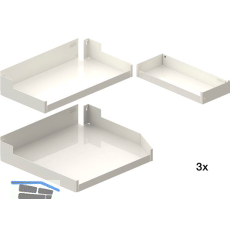 PEKA Einh�ngetablar-Sets Liro 600-1900 rechts Pleno Maxi Plus Wei�