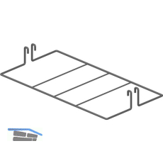 PEKA Flaschentrenngitter KB 400 mm Hochschrank Standard Anthrazit